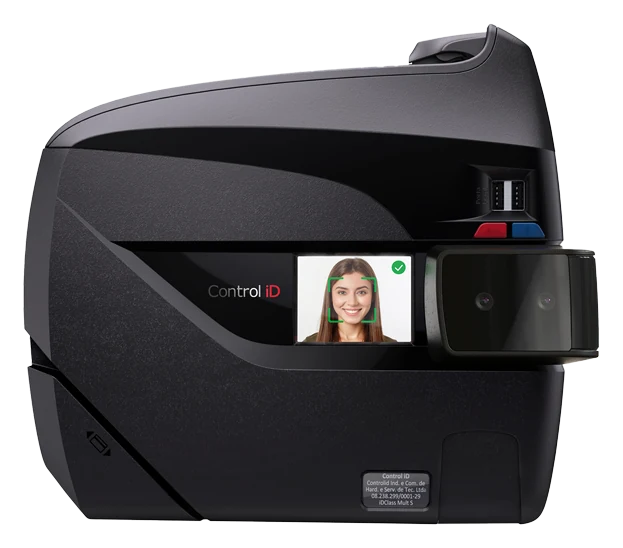 Relógio de ponto Control iD com reconhecimento facial